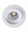 EVA 6 LED infälld spotlight 6W Triac dimbar - 3000K, Ra98, Vit