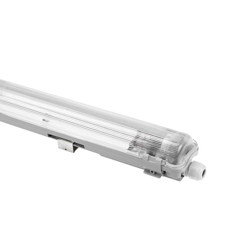120cm Limea T8 LED-armatuur, doorvoerbedraad - Voor 1x 120cm LED-buis, IP65 waterdicht