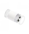 Plafonnier pour AR111 GU10 - Blanc, IP65 extérieur, Ø12cm, 11,5cm haut, aluminium, sans source lumineuse