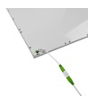 60x60 LED panel 36W + Zigbee driver - Højde:10mm, UGR19, RA92, dæmpbar via Zigbee, hvid kant