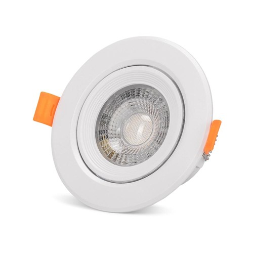 Spot LED encastrable 7W Ø10cm - Perçage : Ø8 cm, Dimensions : Ø10 cm, Driver intégré