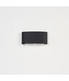 Lot de 6 appliques 6W CURVE - IP65, noir, haut/bas, extérieur, source incluse