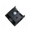 6 st. 2W CURVE wandlamp - IP65, zwart, up/down, buiten, incl. lichtbron
