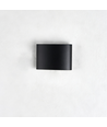Lot de 6 appliques murales 4W CURVE - IP65, noir, haut/bas, extérieur, avec source