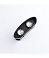 Lot de 6 appliques murales 4W CURVE - IP65, noir, haut/bas, extérieur, avec source