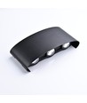 Lot de 6 appliques 6W CURVE - IP65, noir, haut/bas, extérieur, source incluse