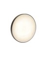 18W LED loftslampe - Ø25cm, Højde: 5,2cm, Hvid kant, inkl. sort ring