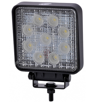 27W LED, 12V / 24V - Kallvit, arbetsbelysning, bil, lastbil, traktor, släpvagn, utryckningsfordon