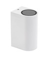 GU10 Wandlamp met up/down licht - IP54 buiten, Wit, Zonder lichtbron