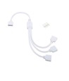 Câble séparateur 3 voies RGB+WW - 12/24V, blanc