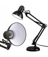 Lampe Architecte Classique Noire - Incl. pied et pince de table, Douille E27, Sans source lumineuse