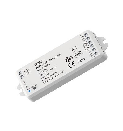 LEDlife rWave Contrôleur Zigbee CCT - Compatible Hue, 12V (120W), 24V (240W)
