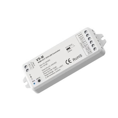 Contrôleur LEDlife rWave RGB+CCT - 12V (180W), 24V (360W)