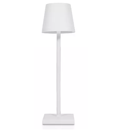 Lampe de table LED rechargeable Intérieur/extérieur - Blanc, IP54 extérieur, tactile dimmable