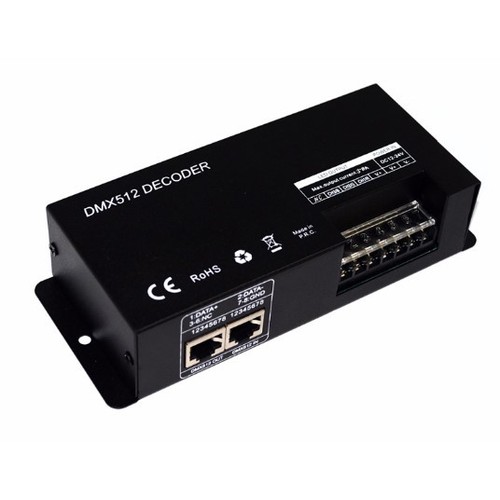 Contrôleur DMX 512 RGB - 12V (288W), 24V (576W)