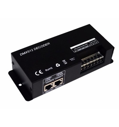 Contrôleur DMX 512 RGB - 12V (288W), 24V (576W)