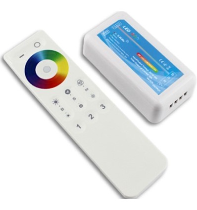 RGB-controller met afstandsbediening - RF draadloos, 12V (144W), 24V (288W)
