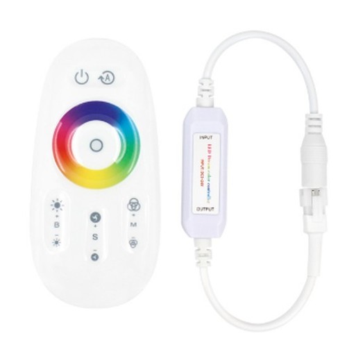 Contrôleur RGBIC avec télécommande - RF sans fil, 12V (144W), 24V (288W)
