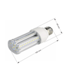 E27 12W TEGA12 LED pære - Klart glas, 360°