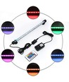 Luminaire d'aquarium RGB 140 cm - LED 15W, avec ventouses, IP67, fonction mémoire