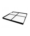 60x60 LED-panel, 60W - Høyde:38mm, 80lm/W, innebygd i sort ramme