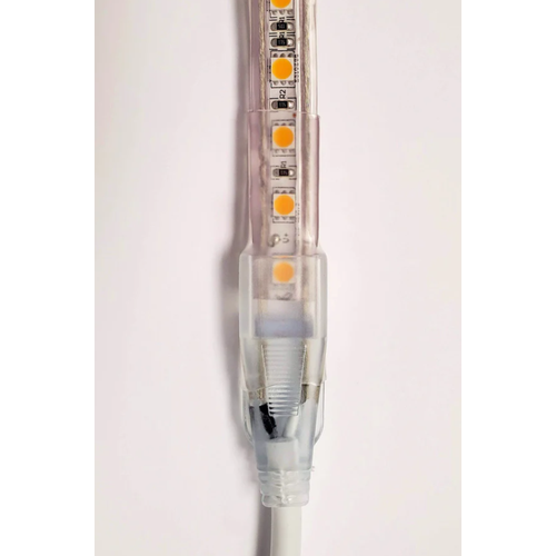 Assemblage et étanchéité de bande/neonflex 230V - Avec silicone et gaine thermorétractable (connecteur et embout)