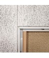 Outlet: Innbyggingsramme II for 120x60 LED panel - Ny model, passende for trebetong og gips, hvit kant