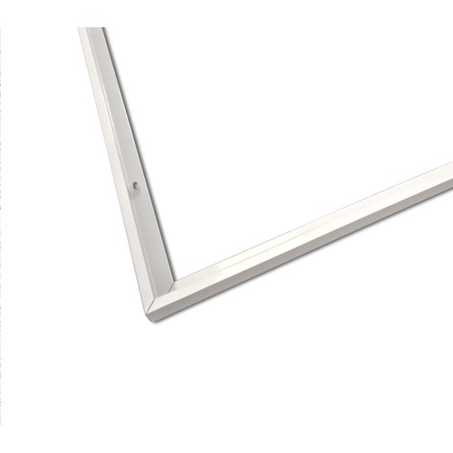Outlet: Cadre Troldtekt encastré 120x60 - Pour panneau LED, compatible avec Troldtekt sans ajustement, bord blanc