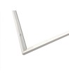 Outlet: Infälld ram II för 120x60 LED panel - Ny modell, perfekt för Troldtekt och gips, vit kant