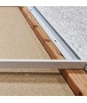 Outlet: Inbouw Troldtektlijst 120x60 - Voor LED-paneel, passend voor Troldtekt zonder aanpassing, witte rand