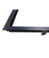 Cadre encastrable pour panneau LED 60x60 - Noir, nouveau modèle, compatible avec Troldtekt sans ajustement