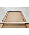 Inbouwframe voor 60x60 LED-paneel - Nieuw model, past op Troldtekt zonder aanpassing, witte rand