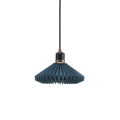Outlet: Halo Design - Paris Pendant Ø24 cm Blå - Sort kabel