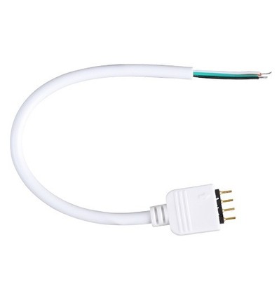 Fleksibel RGB stik til RGB LED strips - 4 pin, 12V / 24V