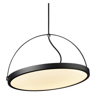 Halo Design - Suspension Pivot Ø40cm LED Intégrée Noir/Antique