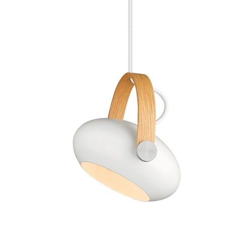 Halo Design - D.C Hanglamp Ø18 G9, wit / eik