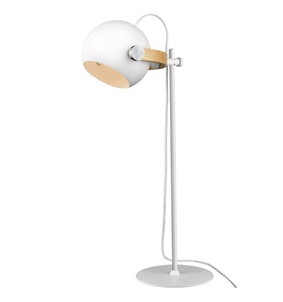 Outlet: Halo Design - D.C  Bordlampe Ø18 E27,  hvid / eg
