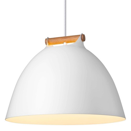 Outlet: Halo Design - ÅRHUS taklampa Ø40 E27, Vit / Trä