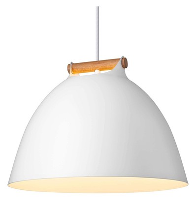 Outlet: Halo Design - ÅRHUS taklampa Ø40 E27, Vit / Trä
