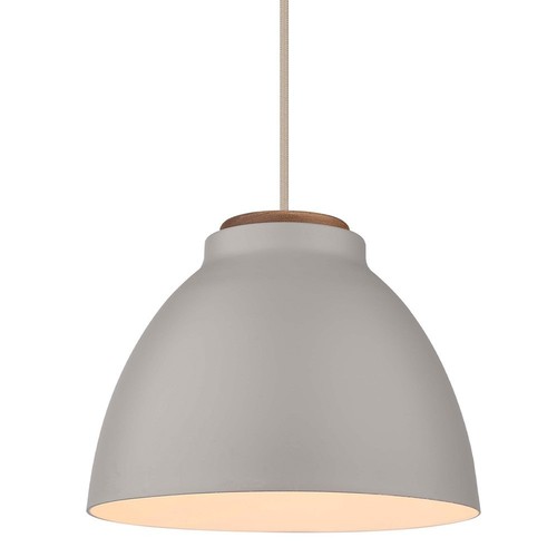 Halo Design - Suspension NIVÅ Ø24 E27, Gris / Bois
