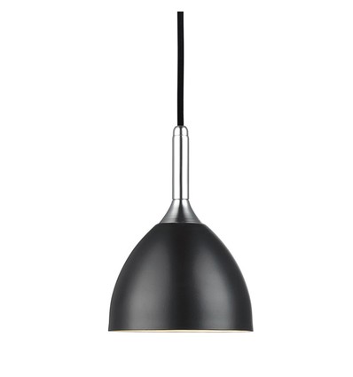 Halo Design - Suspension BELLEVUE Ø14 noir / chrome