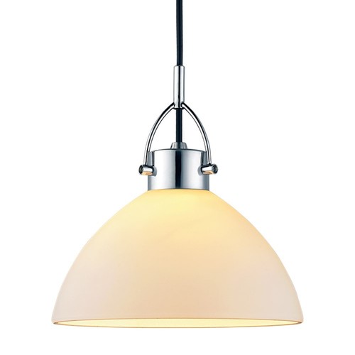 Halo Design - Suspension DENVER Ø26 verre opale/chrome