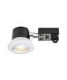 Nordlux GU10 indbygningsspot Umberto - Mat hvid, IP44, godkendt i isolering