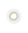 Spot encastrable Nordlux Umberto - GU10, blanc mat, IP44, approuvé pour isolation
