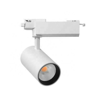 Spot sur rail 28W monophasé RA90 - 175 lm/W, Blanc, 1F3W