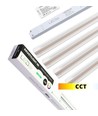 Kit rail LED Zigbee Troldtekt 4x120 cm - CCT, encastré, Akustilight