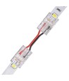 Slanke connector met kabel voor LED-strip - 8mm, enkelkleurig, IP20, 5V-24V