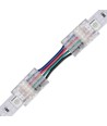 Raccord mince avec câble pour bande LED - 10mm, RGB, IP20, 5V-24V