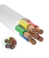 12-24V RGB+CCT kabel, wit rond - 6 x 0,5 mm², meterware, min. 5 meter
