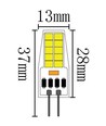 G4 2,5W dimbaar SILI2.5 LED-lamp - 12V/24V AC/DC